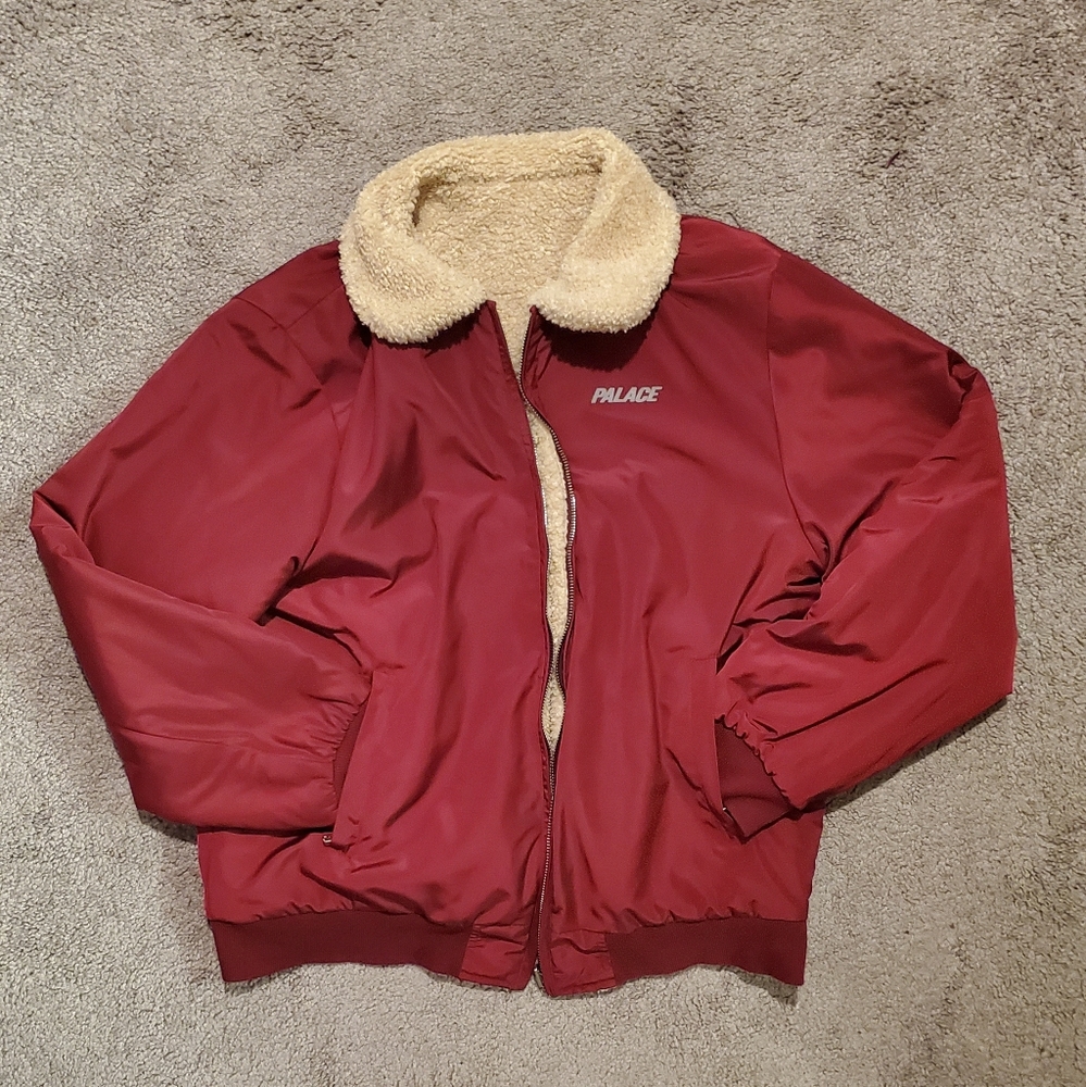 Palace Reversible Sherling Fleece Bomber